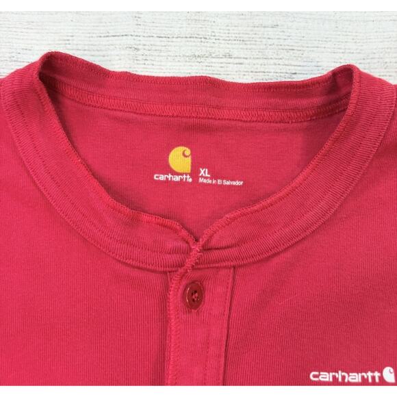 Carhartt Mens Vintage Cotton Union Suit Red Long John Base Layer PJs Size XL - Picture 7 of 10